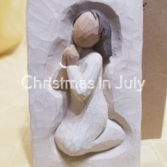 Willow Tree Susan Lordi Prayer Plaque #26506 Bless and Keep All Safe - Picture 2 of 3